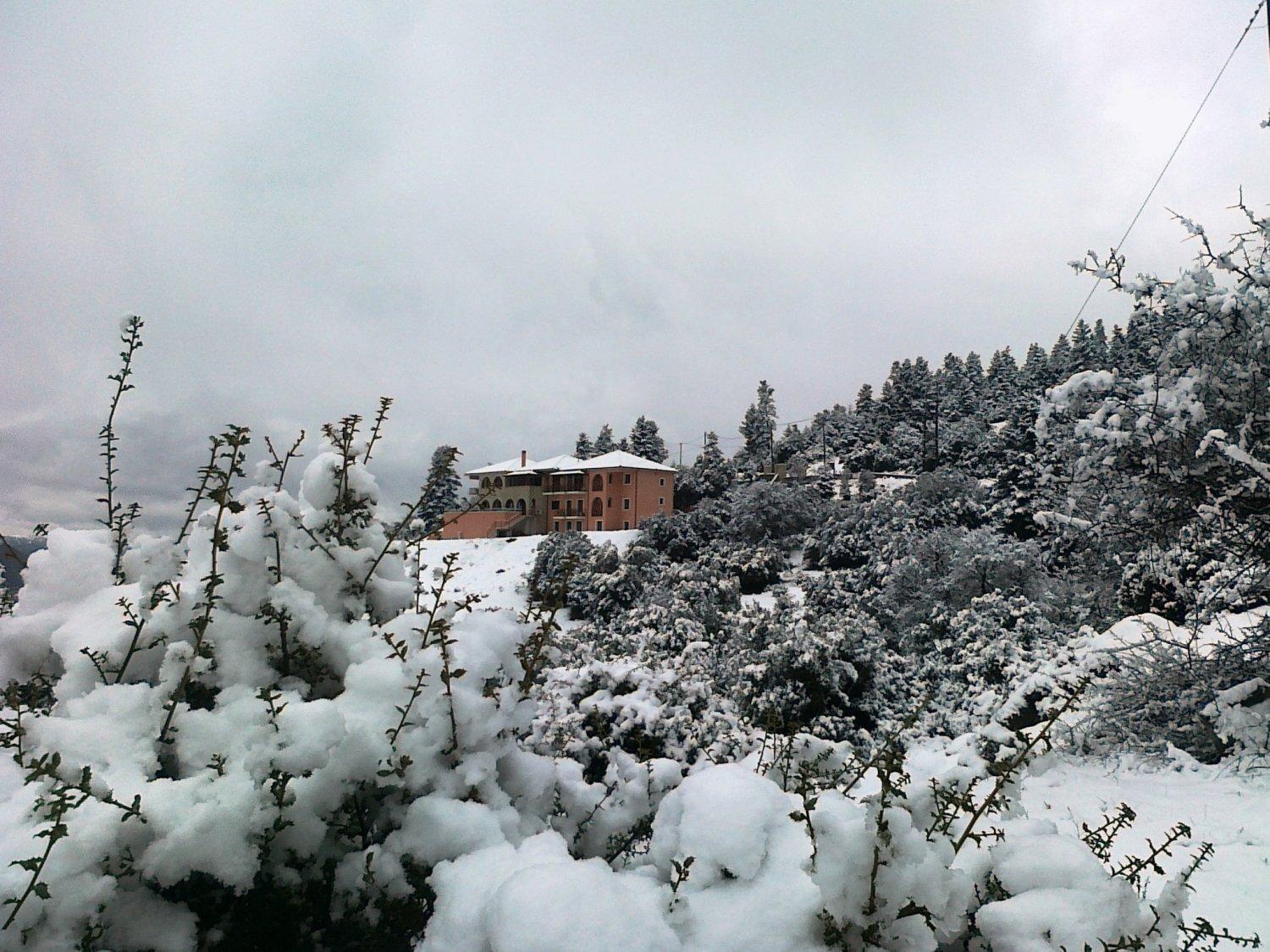 Vytina Mountain View Hotel Bagian luar foto