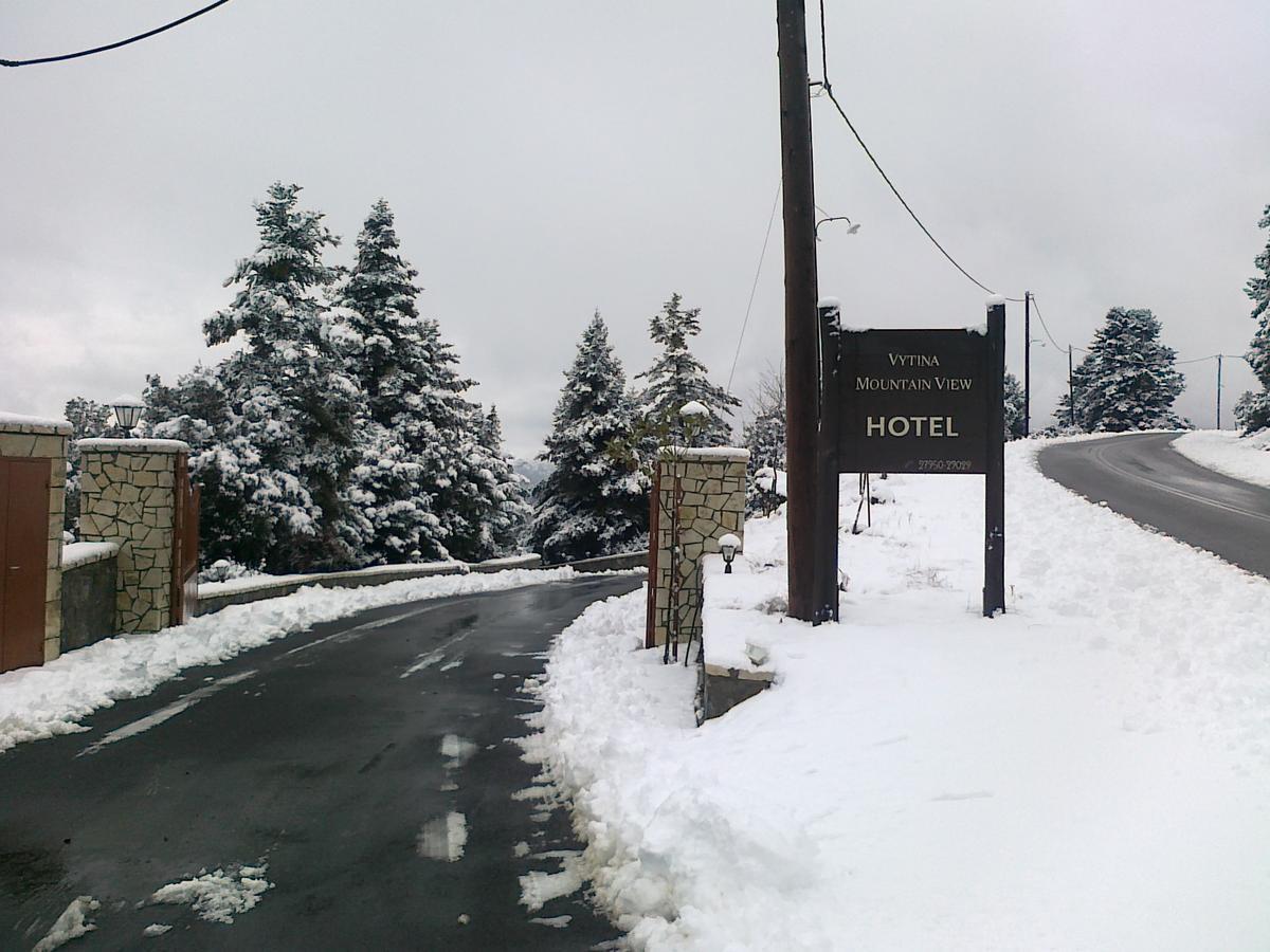 Vytina Mountain View Hotel Bagian luar foto