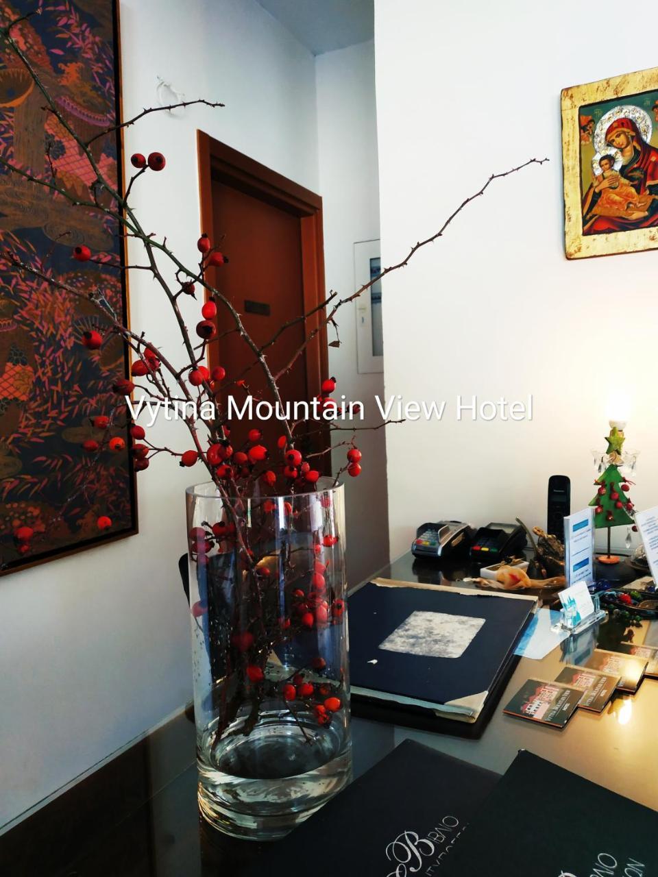 Vytina Mountain View Hotel Bagian luar foto